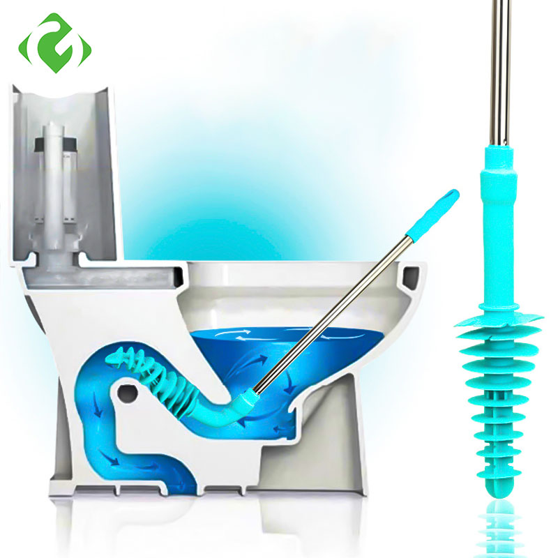 Plunger Toilet - Household toilet dredge tool Flexible Head