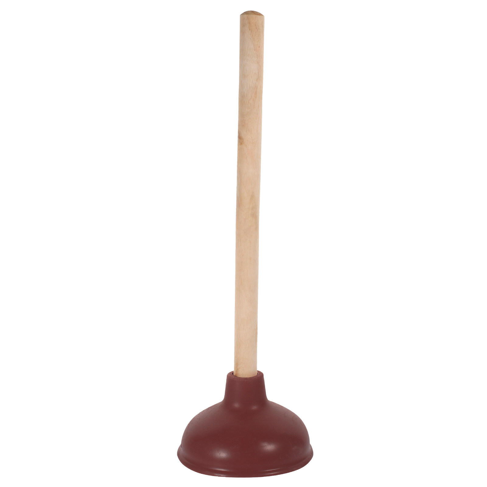Plunger Toilet - Sturdy Wooden Handle Toilet Plunger Heavy
