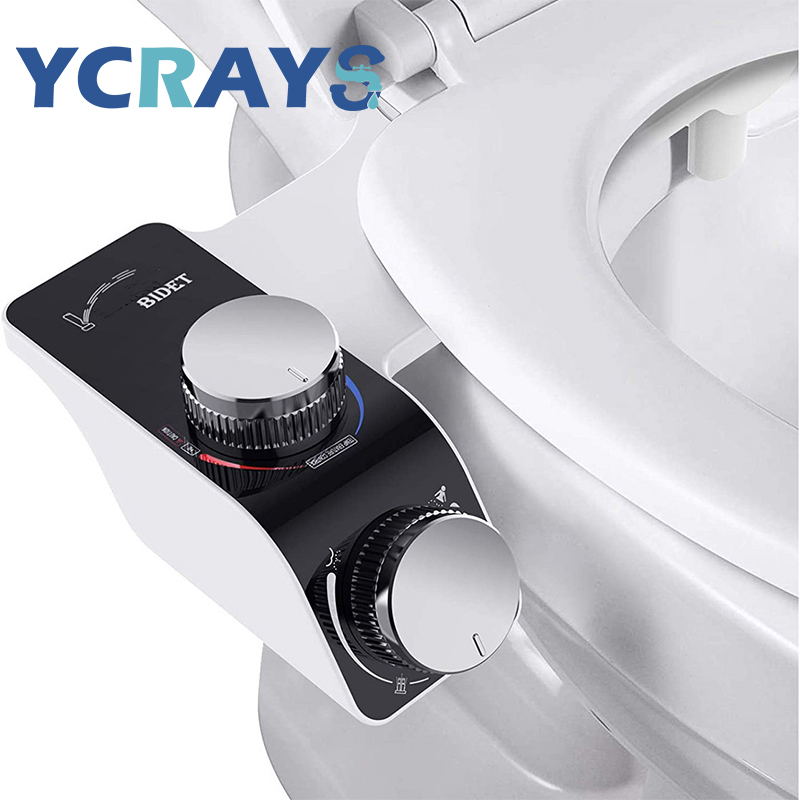 Plunger Toilet - Bidet Toilet Seat Attachment Non-Electric Self-Cleaning