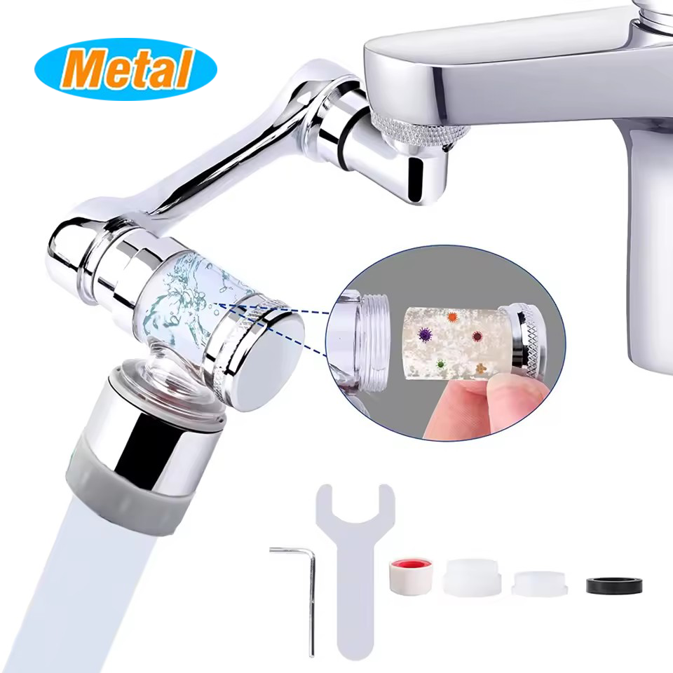 Metal Universal Faucet Extende - Basin Mixer Tap 评论和价格