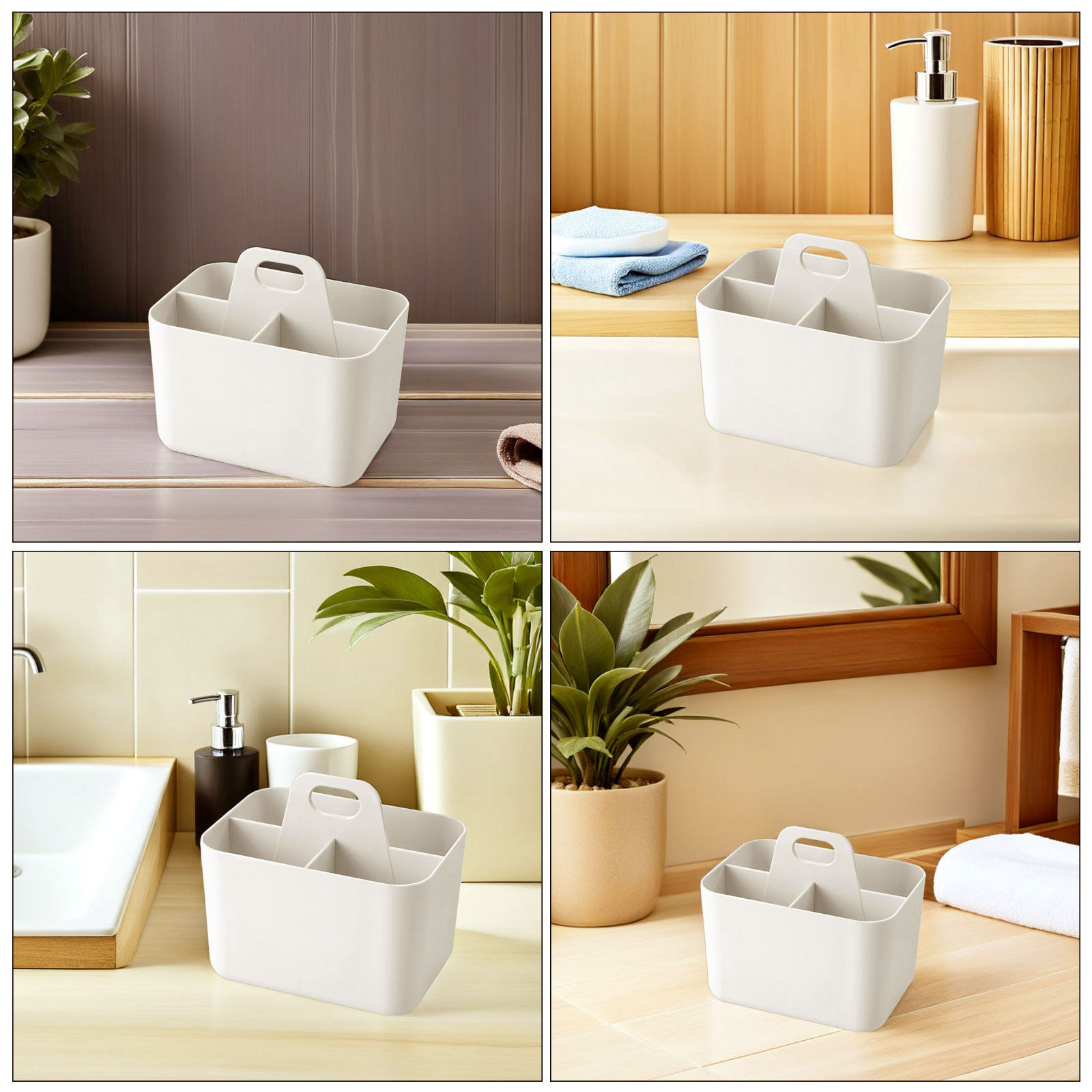 Bathroom Storage Basket Portab - Home Bathroom Organizer 评论和价格
