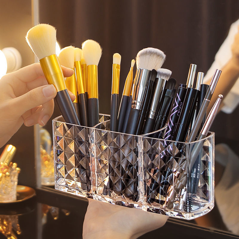 Transparent Acrylic Cosmetic O - Home Edit Bathroom Storage 评论和价格