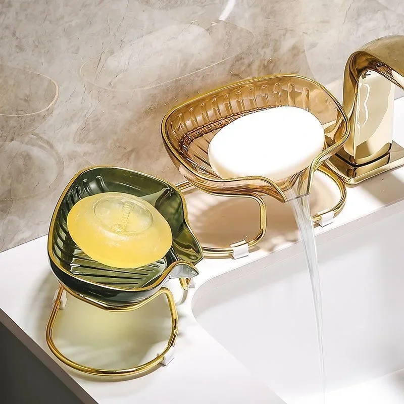 Gold Edged Toilet Soap Drain B - Home Edit Bathroom Storage 评论和价格