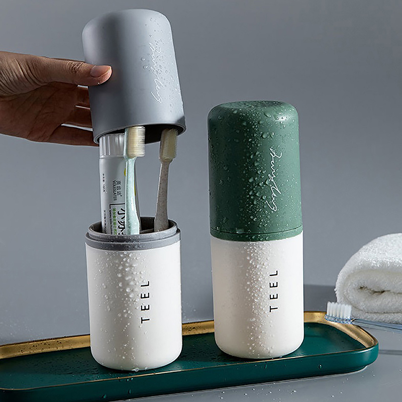 1pc Portable Toothbrush Holder - Home Edit Bathroom Storage 评论和价格