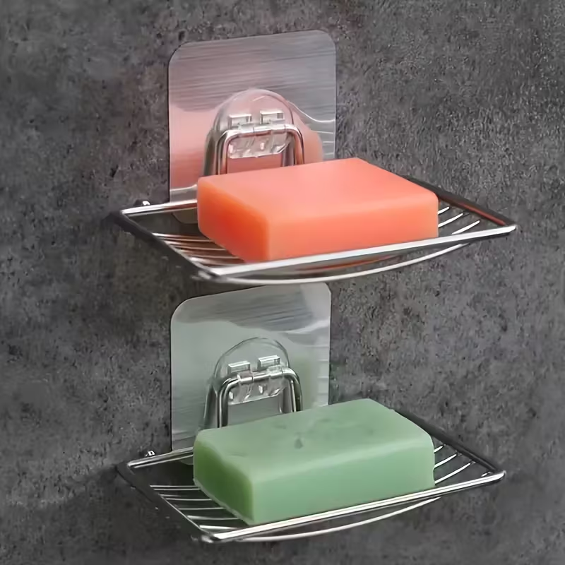 Wall-Mounted Soap Dish No-Dril - Home Edit Bathroom Storage 评论和价格