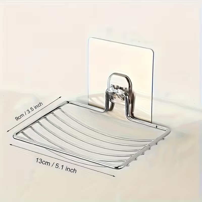 Wall-Mounted Soap Dish No-Dril - Home Edit Bathroom Storage 评论和价格