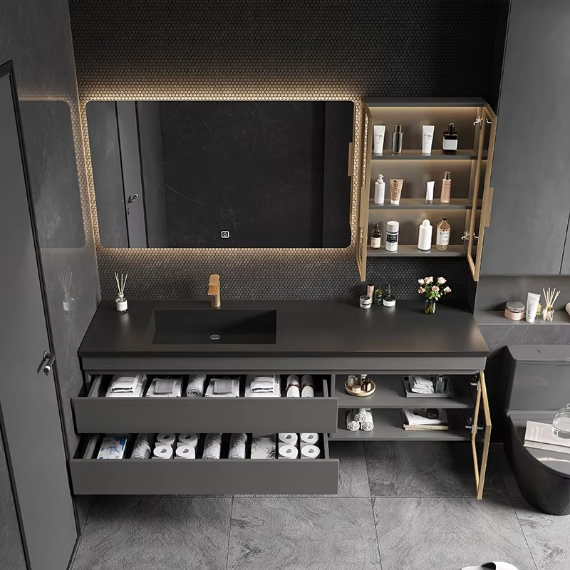 Classic Nordic Lighting Bathro - Home Bathroom Vanity Combo 评论和价格